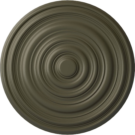 Ekena Millwork Carton Ceiling Medallion (For Canopies up to 2 5/8"), Hand-Painted Witch Hazel, 12 5/8"OD x 1"P CM13CAWHF